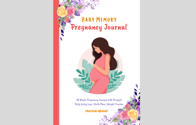 Baby Memory Pregnancy Journal Cover